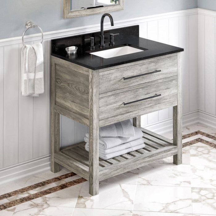 jeffrey alexander wavecrest 36-inch single bathroom vanity with top in grey from home luxury usa