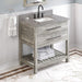 jeffrey alexander wavecrest 36-inch single bathroom vanity with top in grey from home luxury usa