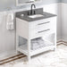 jeffrey alexander wavecrest 36-inch single bathroom vanity with top in grey from home luxury usa