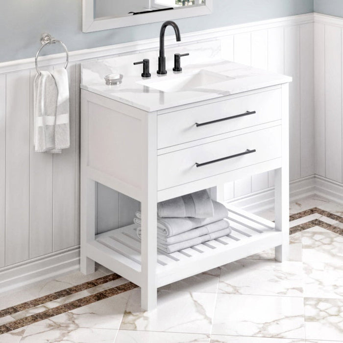 jeffrey alexander wavecrest 36-inch single bathroom vanity with top in grey from home luxury usa