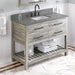 jeffrey alexander wavecrest 48-inch single bathroom vanity with top in grey from home luxury usa