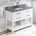 jeffrey alexander wavecrest 48-inch single bathroom vanity with top in grey from home luxury usa