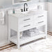 jeffrey alexander wavecrest 48-inch single bathroom vanity with top in grey from home luxury usa