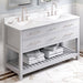 jeffrey alexander wavecrest 60-inch double sink bathroom vanity with top in grey from home luxury usa