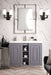 Alicante 39.5" Single Vanity, Gray Smoke w/ White Glossy Composite Stone Top - Luxe Vanity & Tub