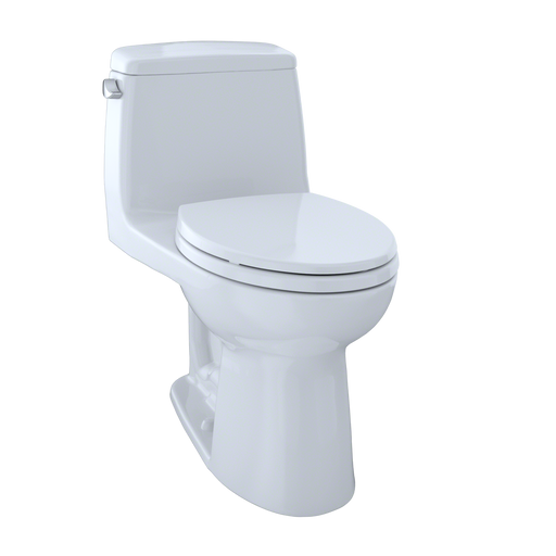 TOTO Eco UltraMax One Piece Elongated 1.28 GPF Toilet with E-Max Flush System - SoftClose Seat Included - Luxe Vanity & Tub