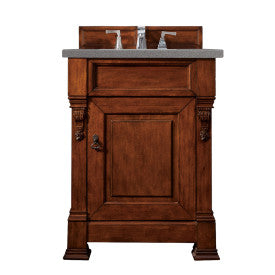 Brookfield 26" Single Bathroom Vanity in Warm Cherry