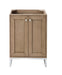 Chianti 24" Single Vanity Cabinet, Whitewashed Walnut, Brushed Nickel - Luxe Vanity & Tub