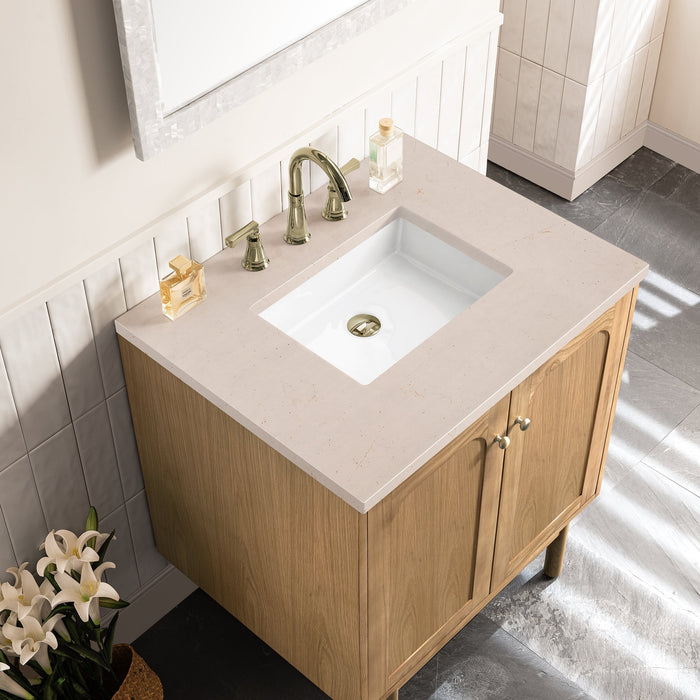 Laurent 30" Single Vanity in Light Natural Oak