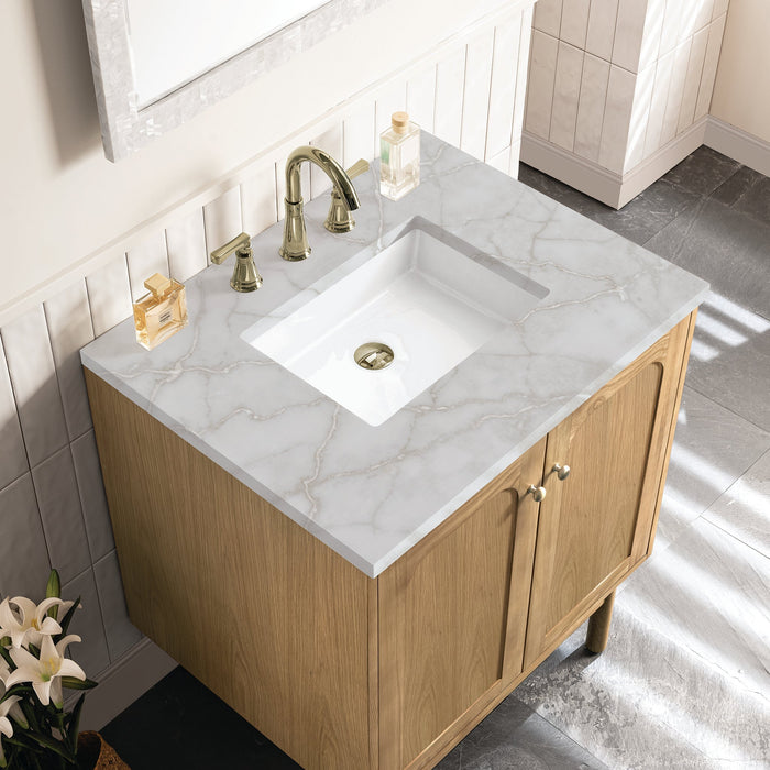 Laurent 30" Single Vanity in Light Natural Oak