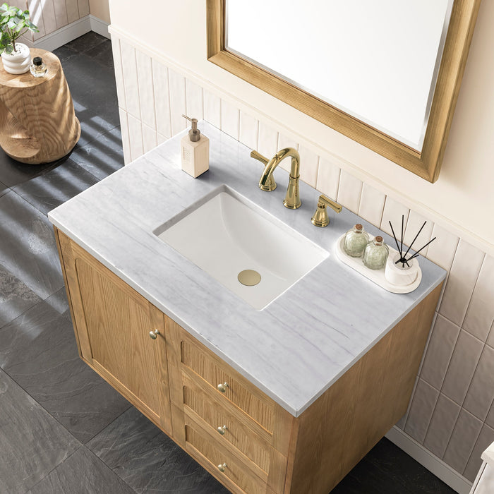 Laurent 36" Single Vanity in Light Natural Oak