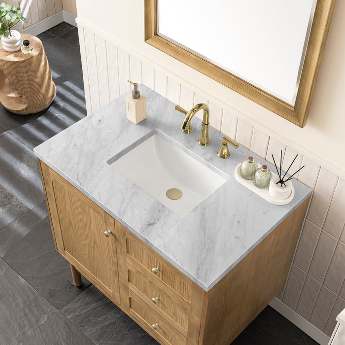 Laurent 36" Single Vanity in Light Natural Oak