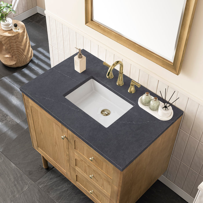 Laurent 36" Single Vanity in Light Natural Oak