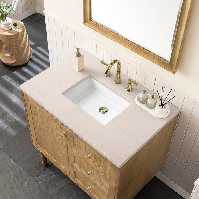 Laurent 36" Single Vanity in Light Natural Oak