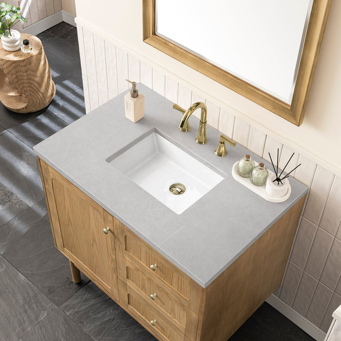 Laurent 36" Single Vanity in Light Natural Oak