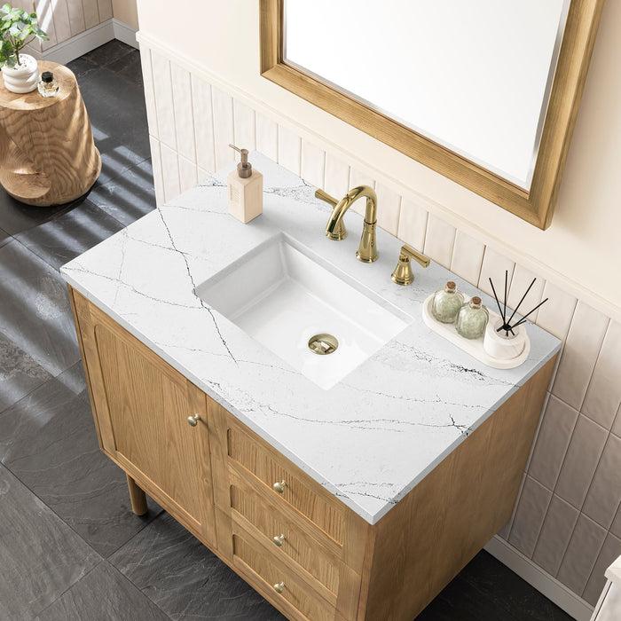 Laurent 36" Single Vanity in Light Natural Oak