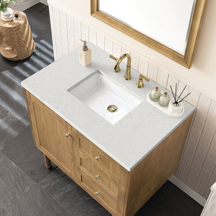 Laurent 36" Single Vanity in Light Natural Oak