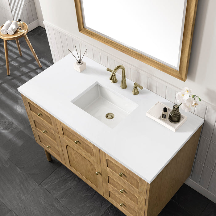 Laurent 48" Single Vanity in Light Natural Oak