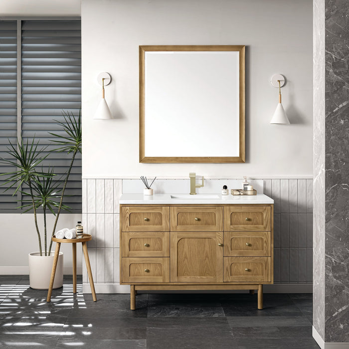 Laurent 48" Single Vanity in Light Natural Oak