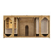 Laurent 48" Single Vanity in Light Natural Oak James Martin Vanities White Zeus Quartz 