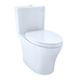 TOTO Aquia IV 0.9 / 1.28 GPF Dual Flush Two Piece Elongated Toilet with Push Button Flush - Seat Included - Luxe Vanity & Tub