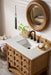 Malibu 36" Single Bathroom Vanity Single Bathroom Vanity James Martin Vanities White Zeus Quartz 