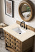 Malibu 36" Single Bathroom Vanity Single Bathroom Vanity James Martin Vanities Eternal Marfil Quartz 