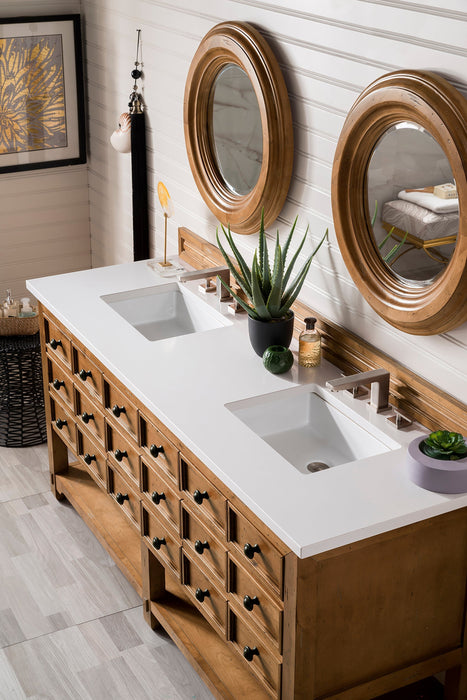 Malibu 72" Double Bathroom Vanity