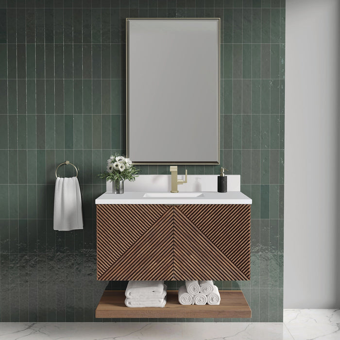 Marcello 36" Vanity in Chestnut