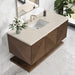 Marcello 48" Single Vanity in Chestnut Single Bathroom Vanity James Martin Vanities Parisien Bleu Quartz 