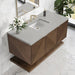 Marcello 48" Single Vanity in Chestnut Single Bathroom Vanity James Martin Vanities Lime Delight Quartz 