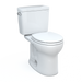 TOTO Drake 1.28 GPF Two Piece Round Chair Height Toilet with Left Hand Lever - Luxe Vanity & Tub