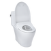 TOTO Nexus 1.28 GPF One Piece Elongated Chair Height Toilet with Washlet+ S7A Auto Open Bidet Seat, Tornado Auto Flush, CEFIONTECT, EWATER+, and PREMIST - Luxe Vanity & Tub