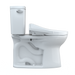 TOTO Drake 1.6 GPF Two Piece Elongated Chair Height Toilet with Left Hand Lever - Bidet Seat Included - Luxe Vanity & Tub