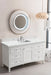 Palisades 60" Single Bathroom Vanity Single Bathroom Vanity James Martin Vanities Bright White Eternal Jasmine Quartz 