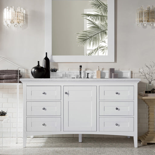 Palisades 60" Single Bathroom Vanity Single Bathroom Vanity James Martin Vanities Select Your Top 