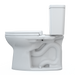 TOTO Drake 1.28 GPF Two Piece Elongated Toilet with Left Hand Lever - Seat Included - Luxe Vanity & Tub