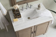 Portland 36" Single Bathroom Vanity Single Bathroom Vanity James Martin Vanities Parisien Bleu Quartz 