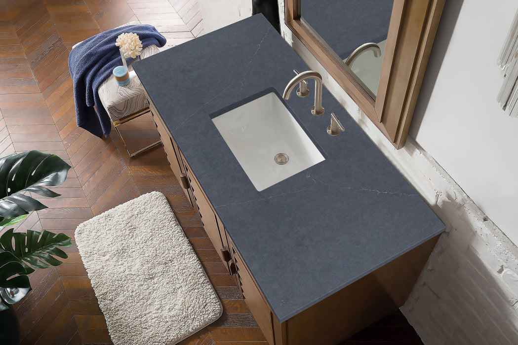 Portland 48" Single Bathroom Vanity in Whitewashed Walnut