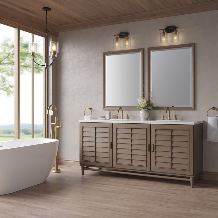 Portland 72" Double Bathroom Vanity Double bathroom Vanity James Martin Vanities 