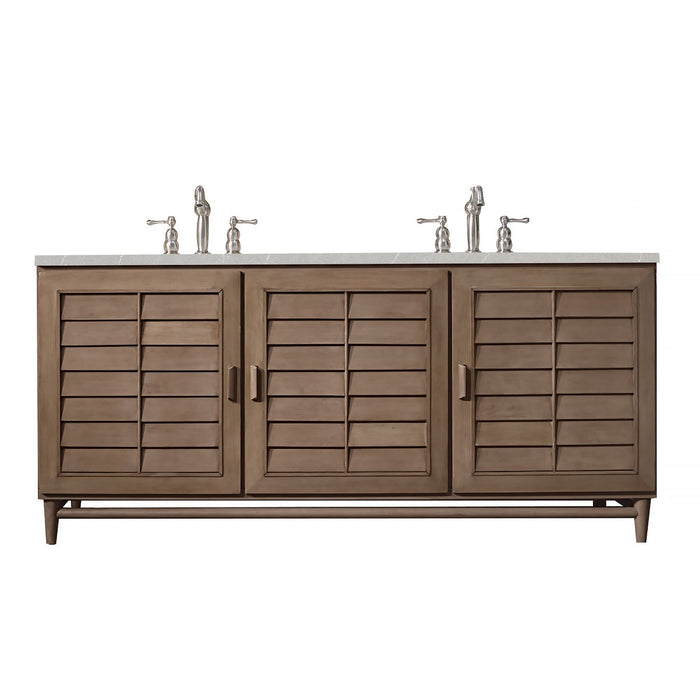 Portland 72" Double Bathroom Vanity Double bathroom Vanity James Martin Vanities 