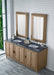 Portland 72" Double Bathroom Vanity Double bathroom Vanity James Martin Vanities White Zeus Quartz 