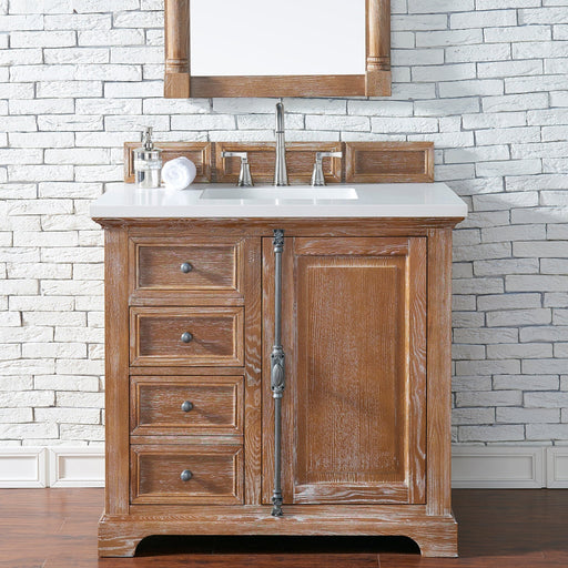 Providence 36" Single Bathroom Vanity in Driftwood Single Bathroom Vanity James Martin Vanities Select Your Top 