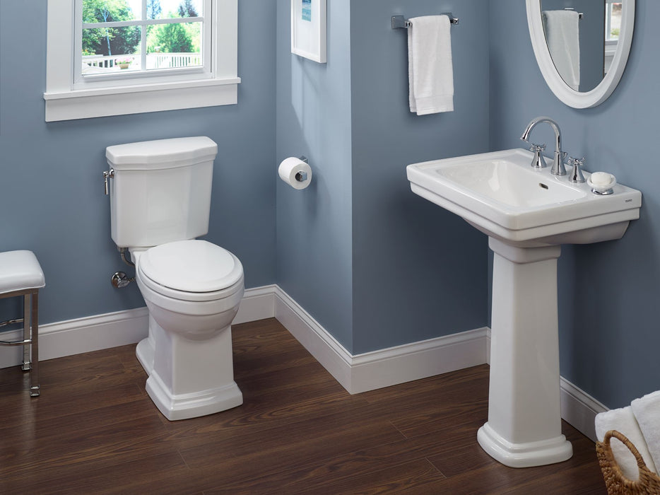 TOTO Promenade II 1.28 GPF Two-Piece Elongated Toilet with Tornado Flush Technology - Luxe Vanity & Tub