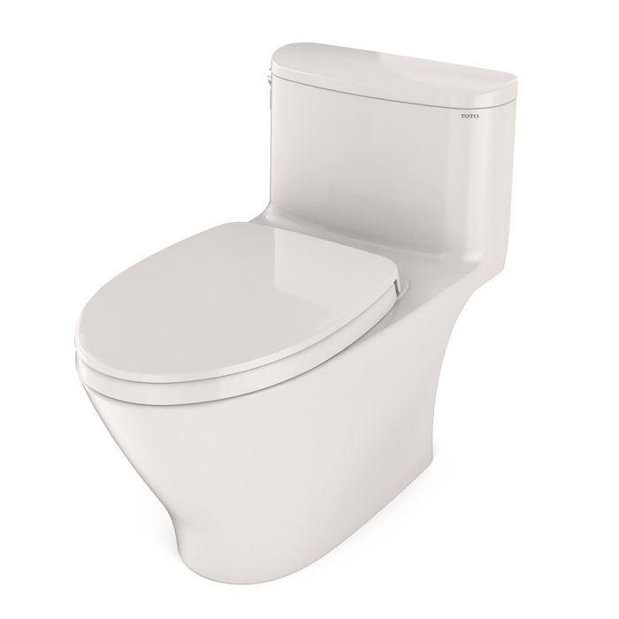 TOTO Nexus 1.28 GPF One Piece Elongated Chair Height Toilet with Tornado Flush Technology - Seat Included - Luxe Vanity & Tub