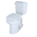 TOTO Entrada 1.28 GPF Two-Piece Elongated Toilet - without Seat - Luxe Vanity & Tub