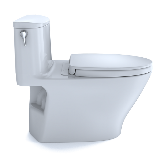 TOTO Nexus 1.28 GPF One Piece Elongated Chair Height Toilet with Tornado Flush Technology - Seat Included - Luxe Vanity & Tub