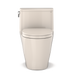 TOTO Nexus 1.28 GPF One Piece Elongated Chair Height Toilet with Tornado Flush Technology - Seat Included - Luxe Vanity & Tub