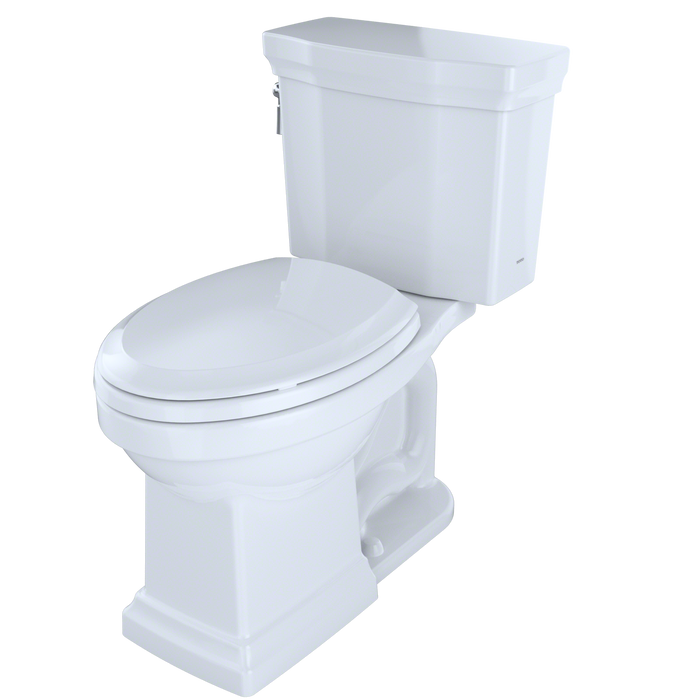 TOTO Promenade II 1.28 GPF Two-Piece Elongated Toilet with Tornado Flush Technology - Luxe Vanity & Tub