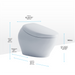 TOTO Neorest NX1 0.8 / 1 GPF Dual Flush Elongated Chair Height Toilet with Integrated Smart Bidet Seat, Tornado Flush, PREMIST, CEFIONTECT, and EWATER+ - Luxe Vanity & Tub